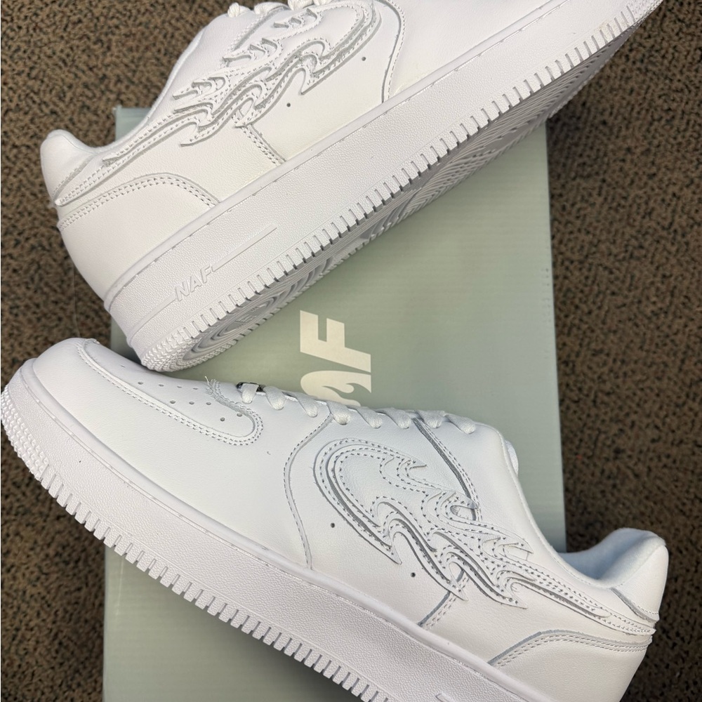 NAF NAF White / White Sneakers